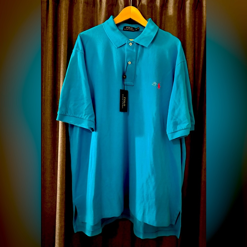 Men’s Polo Ralph Lauren XLT NWT blue polo shirt